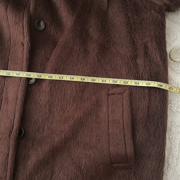 NWT - Anthropologie - Cocoa Textured Maxi Coat - 12 - Picture 8 of 10